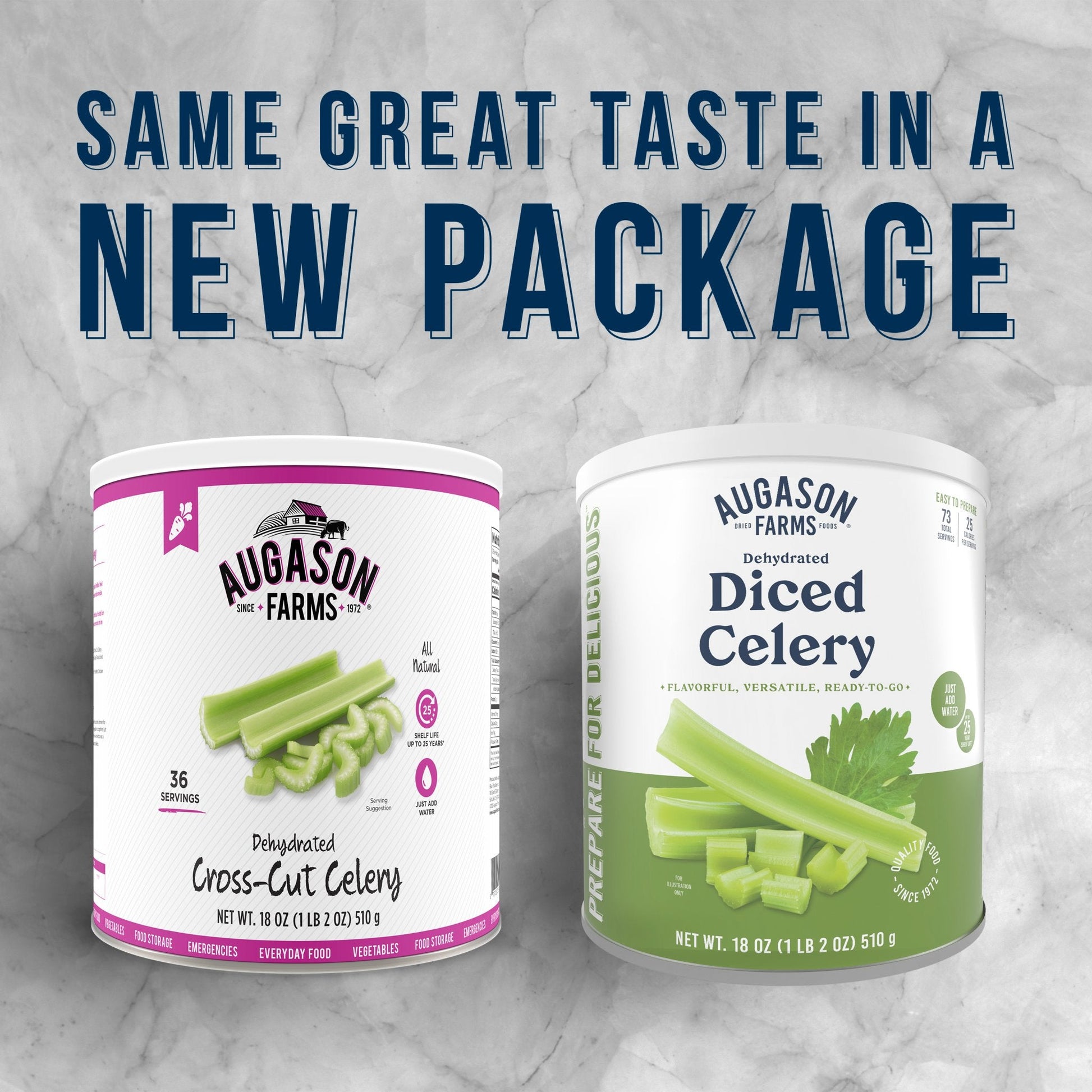 Dehydrated Cross Cut Celery Can, 73 Servings - Blessings Grow Meadows