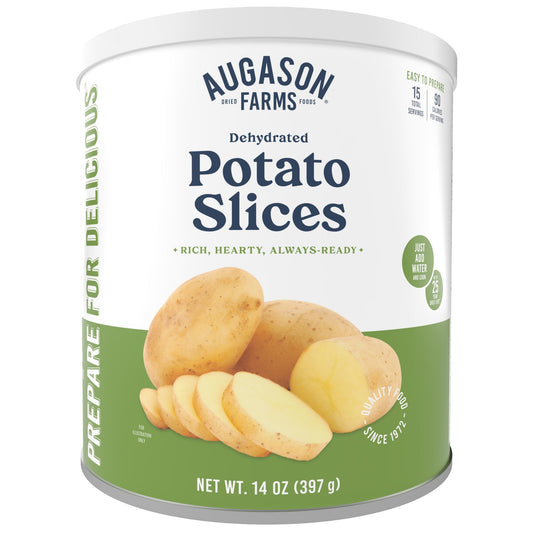 Dehydrated Potato Slices Can, 15 Servings - Blessings Grow Meadows