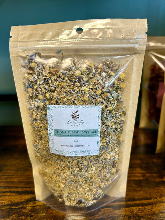 Chamomile & Lavender Herbal Tea Blend 1 oz. - Blessings Grow Meadows