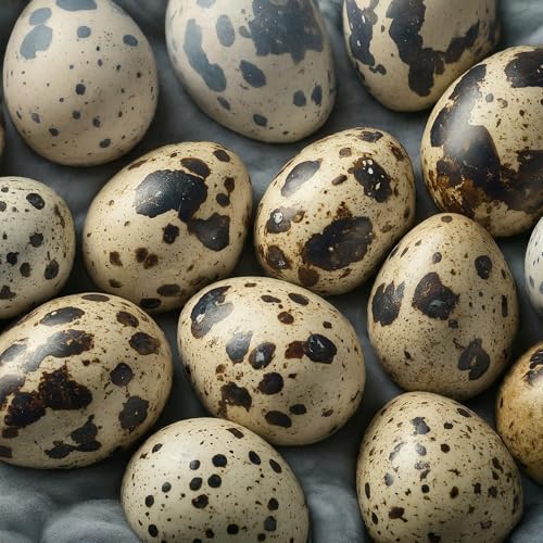 Fertile Coturnix quail hatching eggs from Quailz.com, 12 count, carefully selected for incubation and sustainable egg hatching.