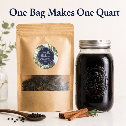 DIY Quart size Elderberry Syrup kit