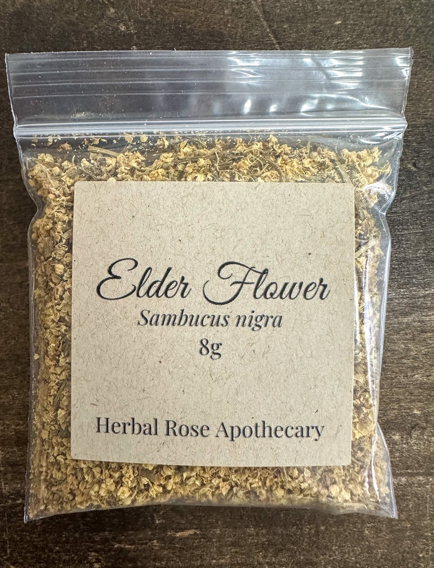 Dried elderflowers from herbalroseapothecary, 8g of herbal dried flowers for teas and remedies, showing delicate white blossoms