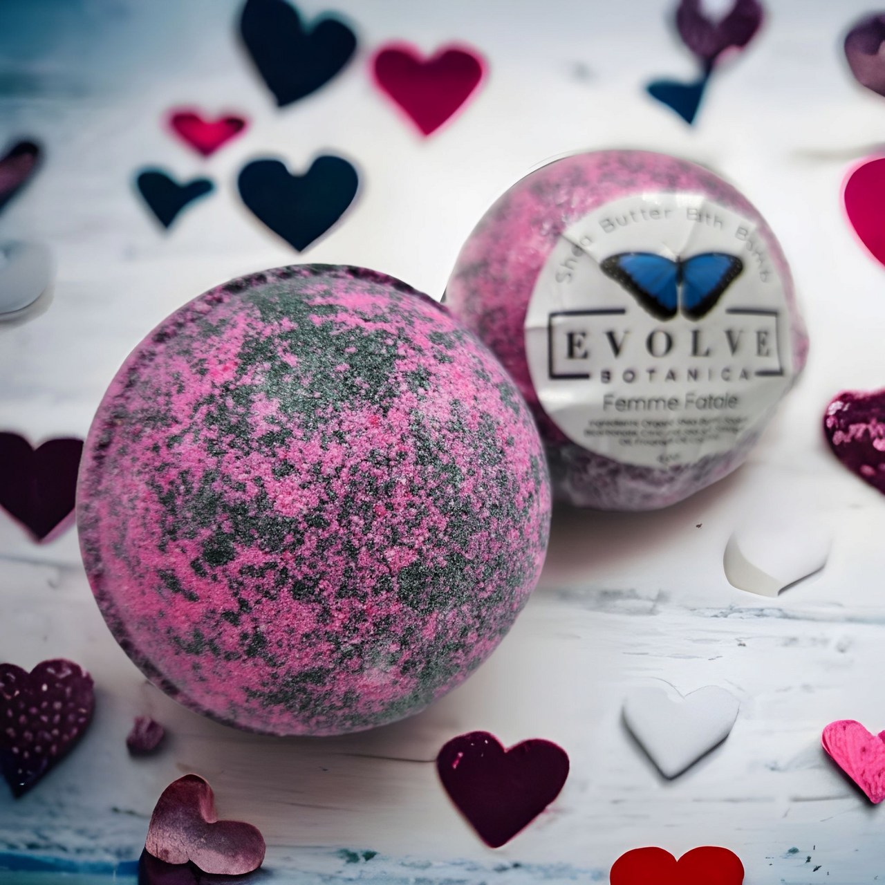 Bath Bomb - Femme Fatale (Seasonal - Valentines) - Blessings Grow Meadows