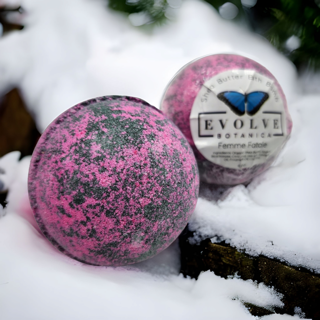 Bath Bomb - Femme Fatale (Seasonal - Valentines) - Blessings Grow Meadows