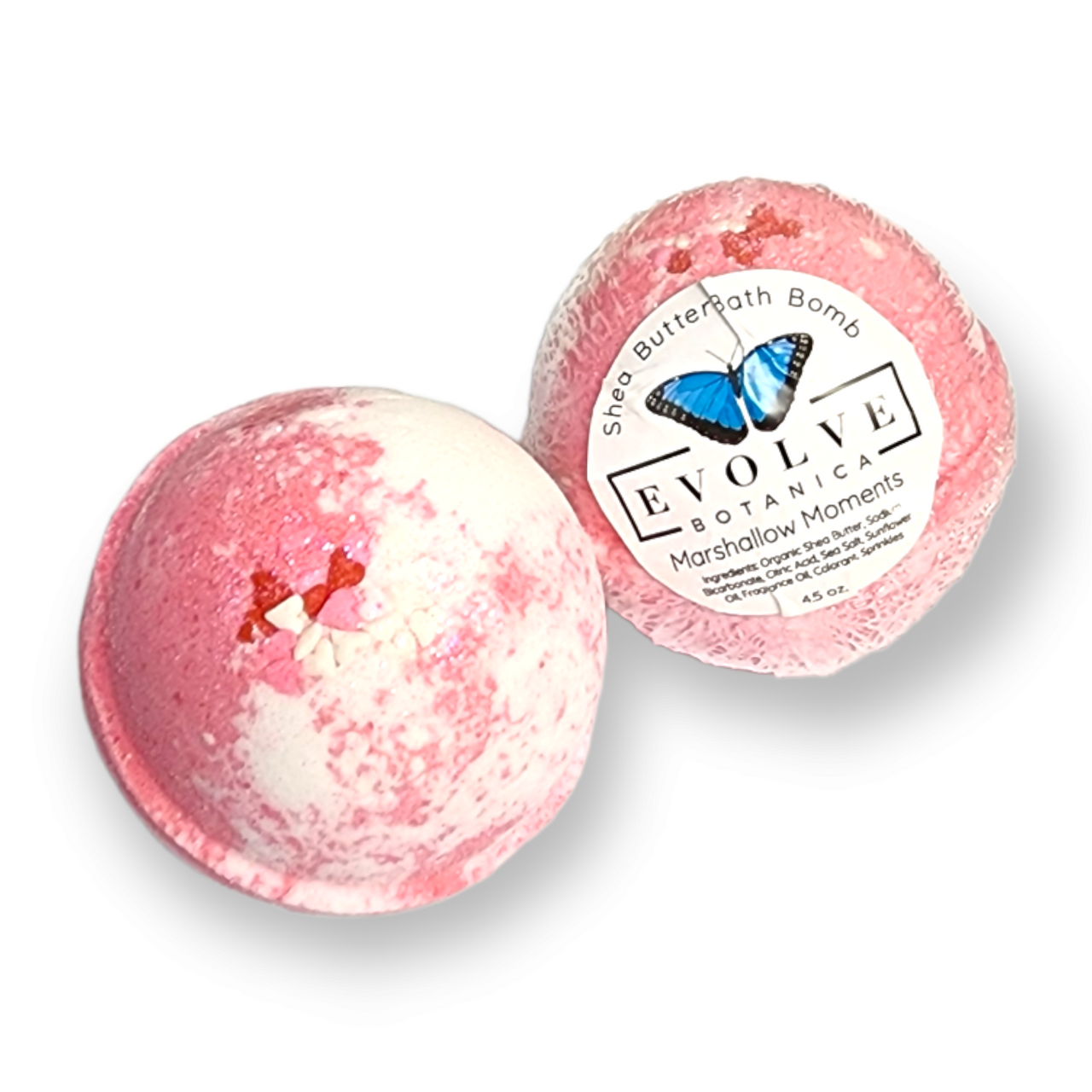 Bath Bomb - Marshmallow Moments (Valentine's Day - Holiday) - Blessings Grow Meadows