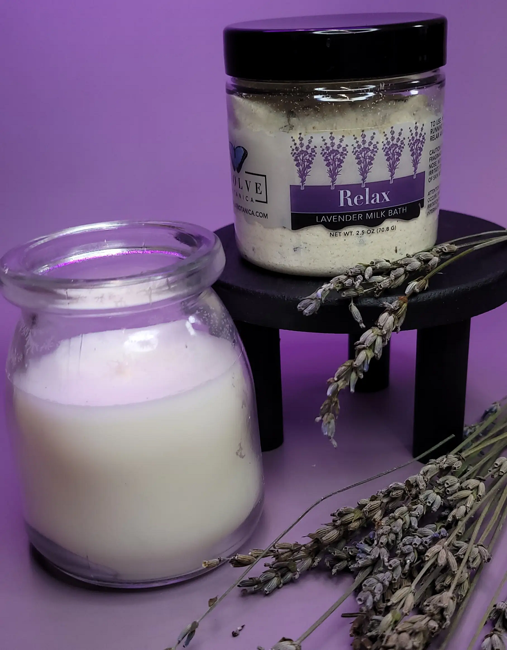Milk Bath - Relax (Lavender) Mini - Blessings Grow Meadows