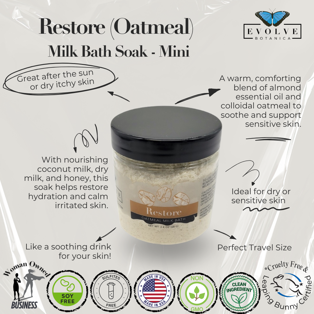Milk Bath - Restore (Oatmeal) Mini - Blessings Grow Meadows