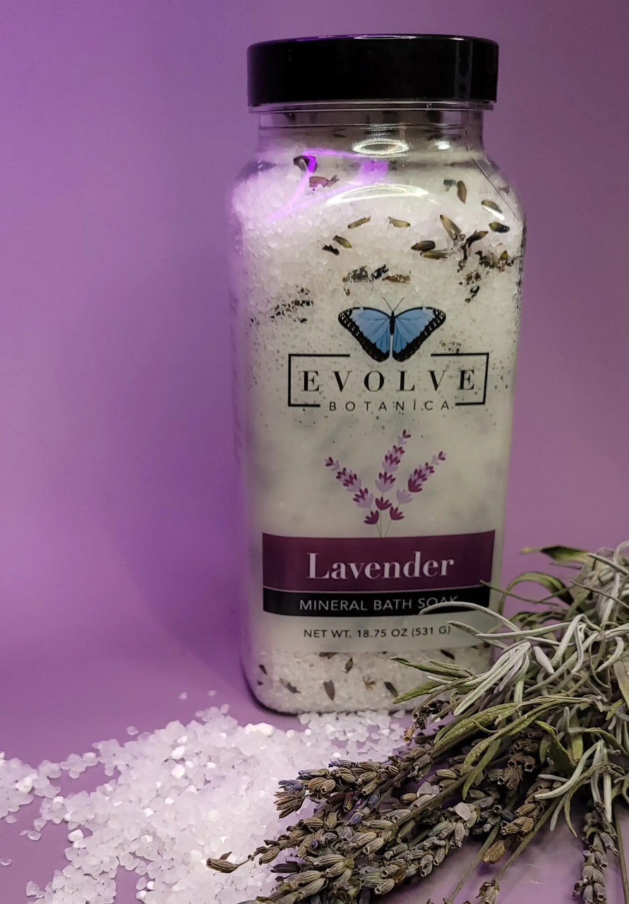 Mineral Soak - Lavender Spa (Bath Salt) - Blessings Grow Meadows