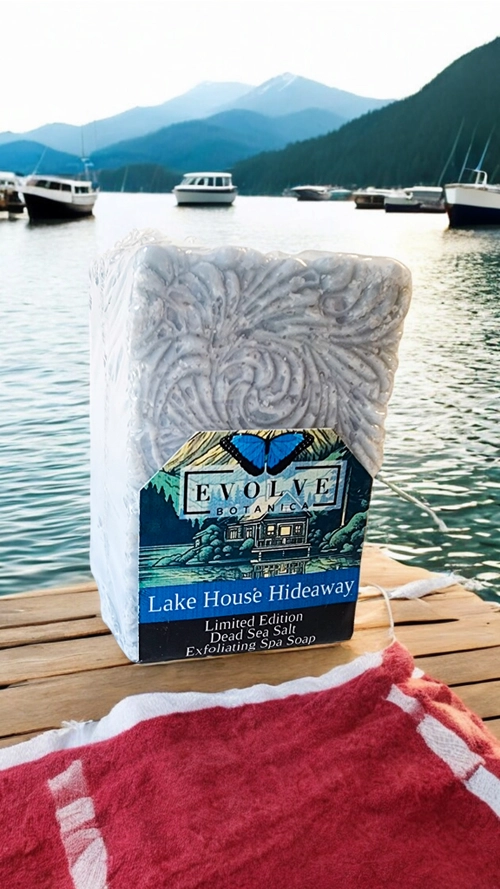 Specialty Soap - Lake House Hideaway (Limited Edition Salt Bar) - Blessings Grow Meadows