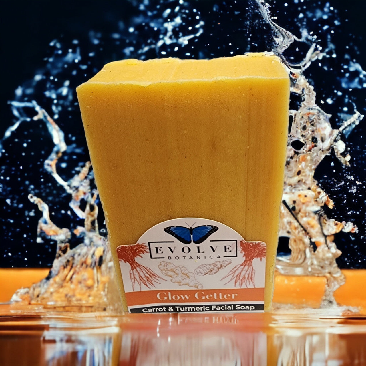 Standard Soap - Glow Getter (Carrot, Turmeric & Honey Facial Soap) - Blessings Grow Meadows