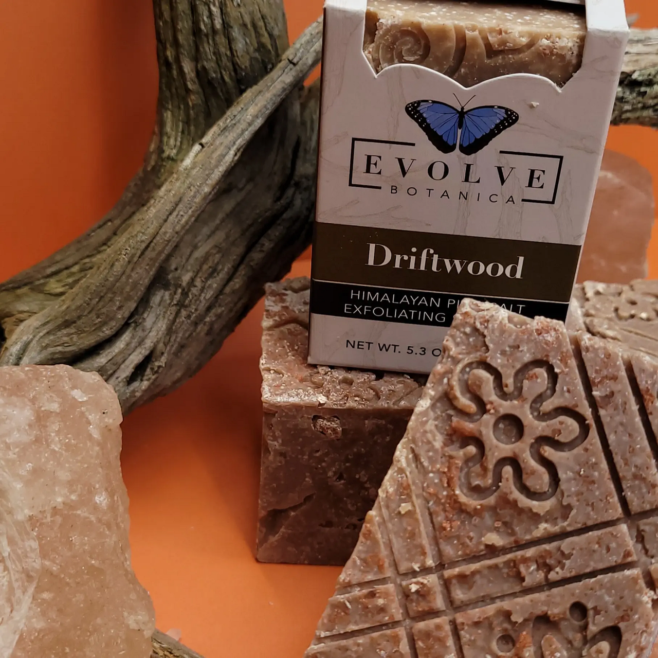 Specialty Soap - Driftwood Salt Bar - Blessings Grow Meadows -
