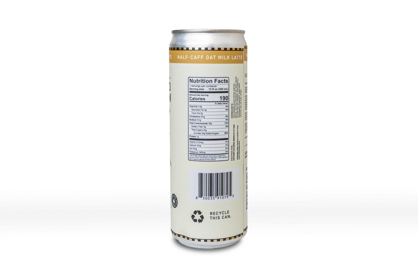 Cold Brew Oat Latte 12-pack by Explorer Cold Brew, featuring rich, creamy coffee drinks with customizable caffeine levels.
