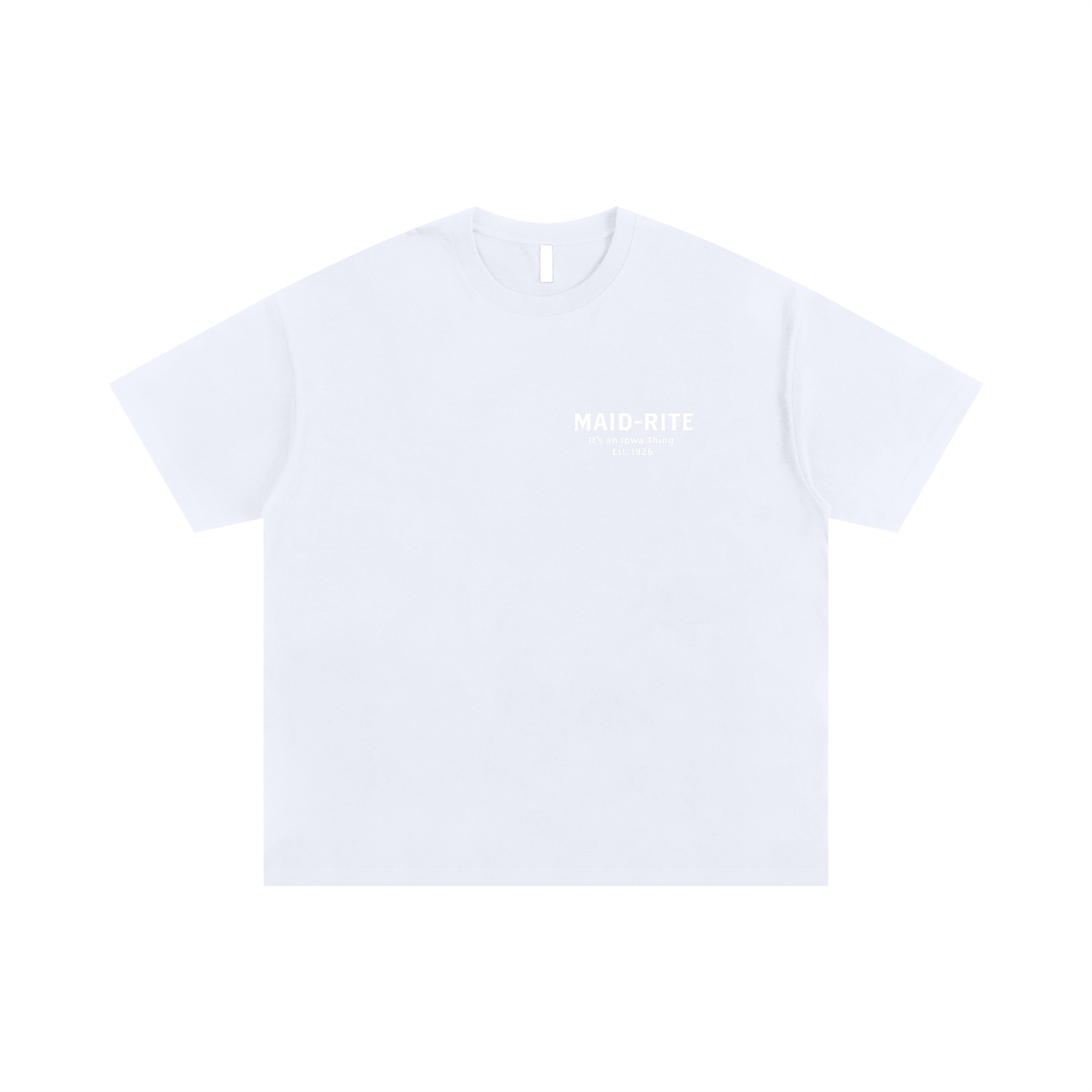 Maid-Rite Logo Oversized Cotton T-Shirt