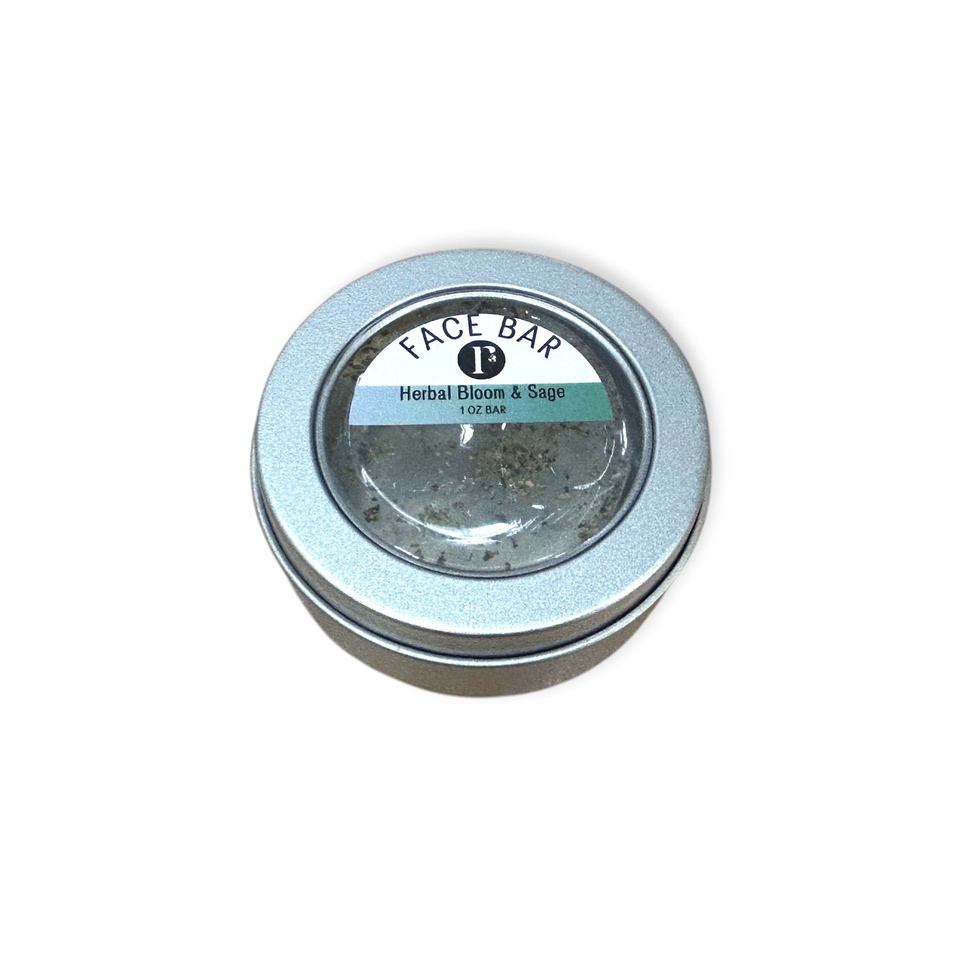 Face Bar Soap | Herbal Bloom & Sage | Soap in Tin - Refillism ~ Blessings Grow Meadows