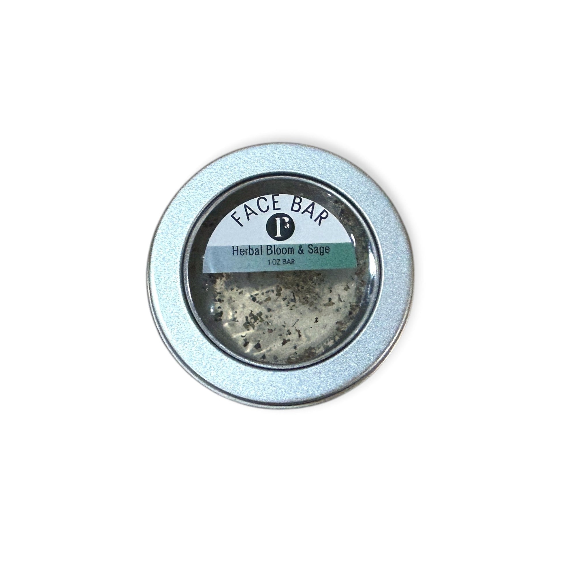 Face Bar Soap | Herbal Bloom & Sage | Soap in Tin - Refillism ~ Blessings Grow Meadows