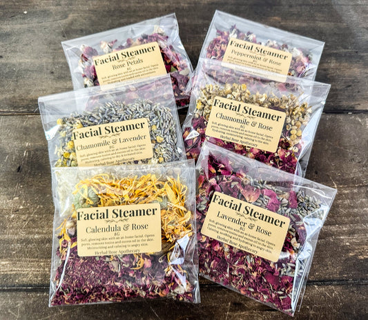 HerbalRoseApothecary facial steamer for skin hydration and cleansing, with a sleek design and adjustable steam settings.