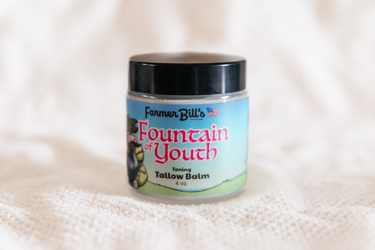 Fountain of Youth Toning Tallow Balm 4 oz - Blessings Grow Meadows -