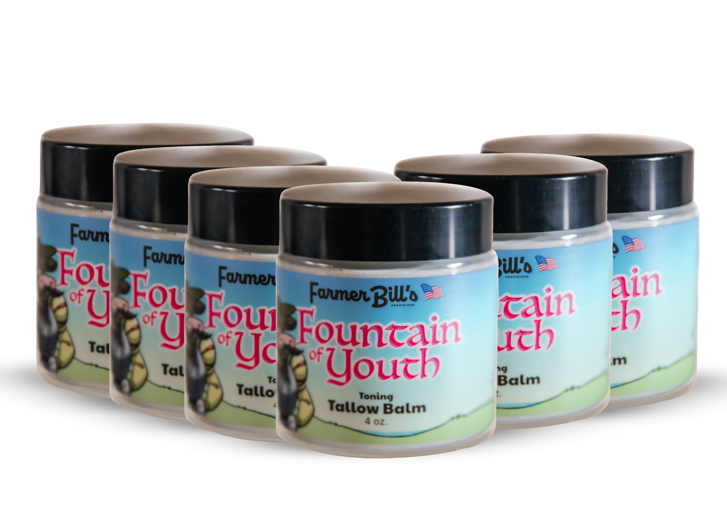 Fountain of Youth Toning Tallow Balm 4 oz - Blessings Grow Meadows -