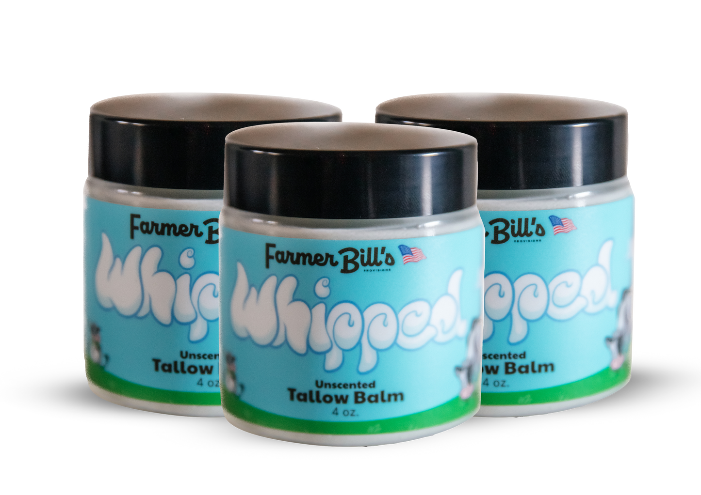 Whipped Unscented Grass-fed Tallow Balm 4 oz - Blessings Grow Meadows -