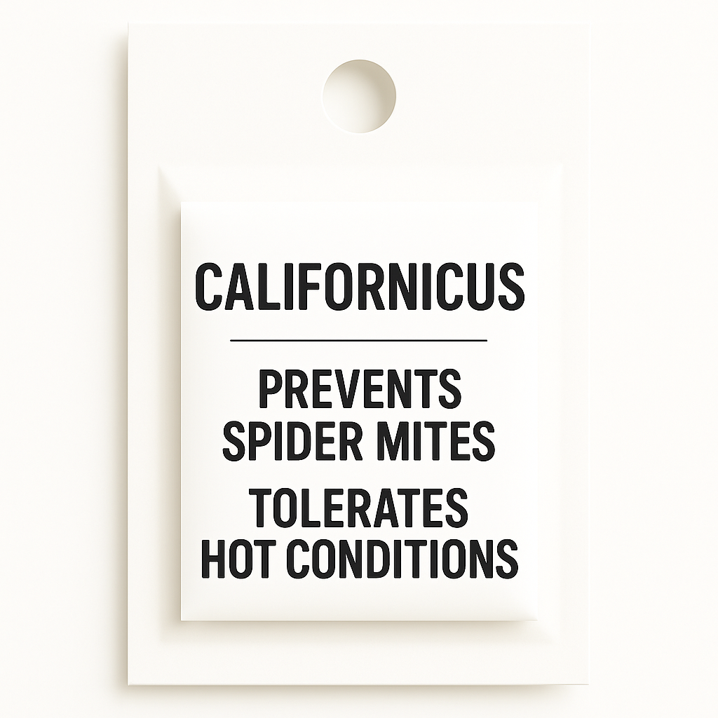 Neoseiulus californicus Prevention Sachets - Blessings Grow Meadows -
