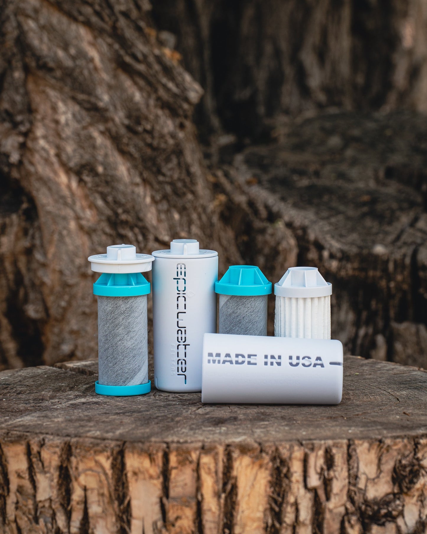 Epic Water Filters USA OG Ultimate Travel Bottle with built-in filter, clear reusable water bottle for on-the-go hydration.