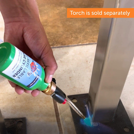 Flame King 2-Pack Eco Friendly 1/4 lb Refillable Mini Propane Tank Cylinder - Blessings Grow Meadows