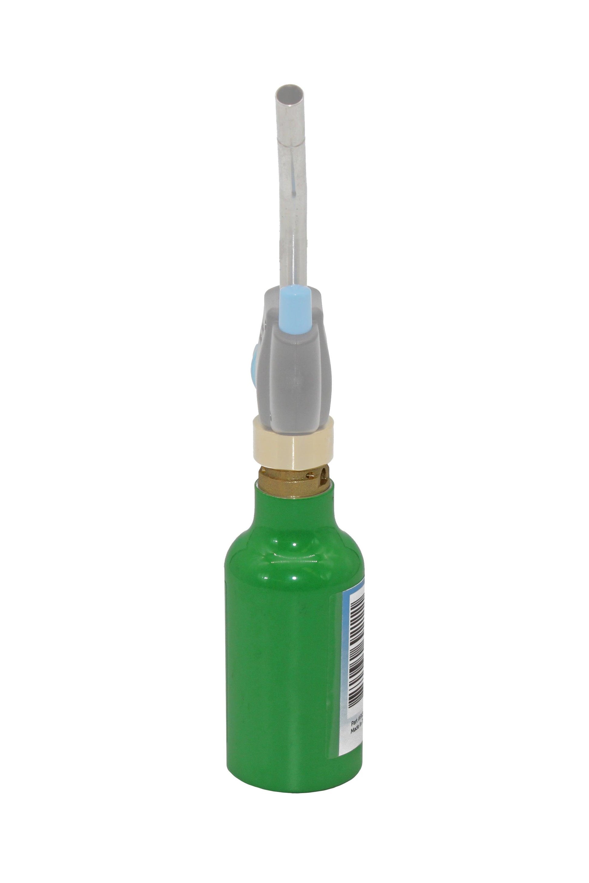 Flame King Eco-Friendly 1/4 lb refillable mini propane tank cylinder, 1lb refillable program, portable and eco-conscious.