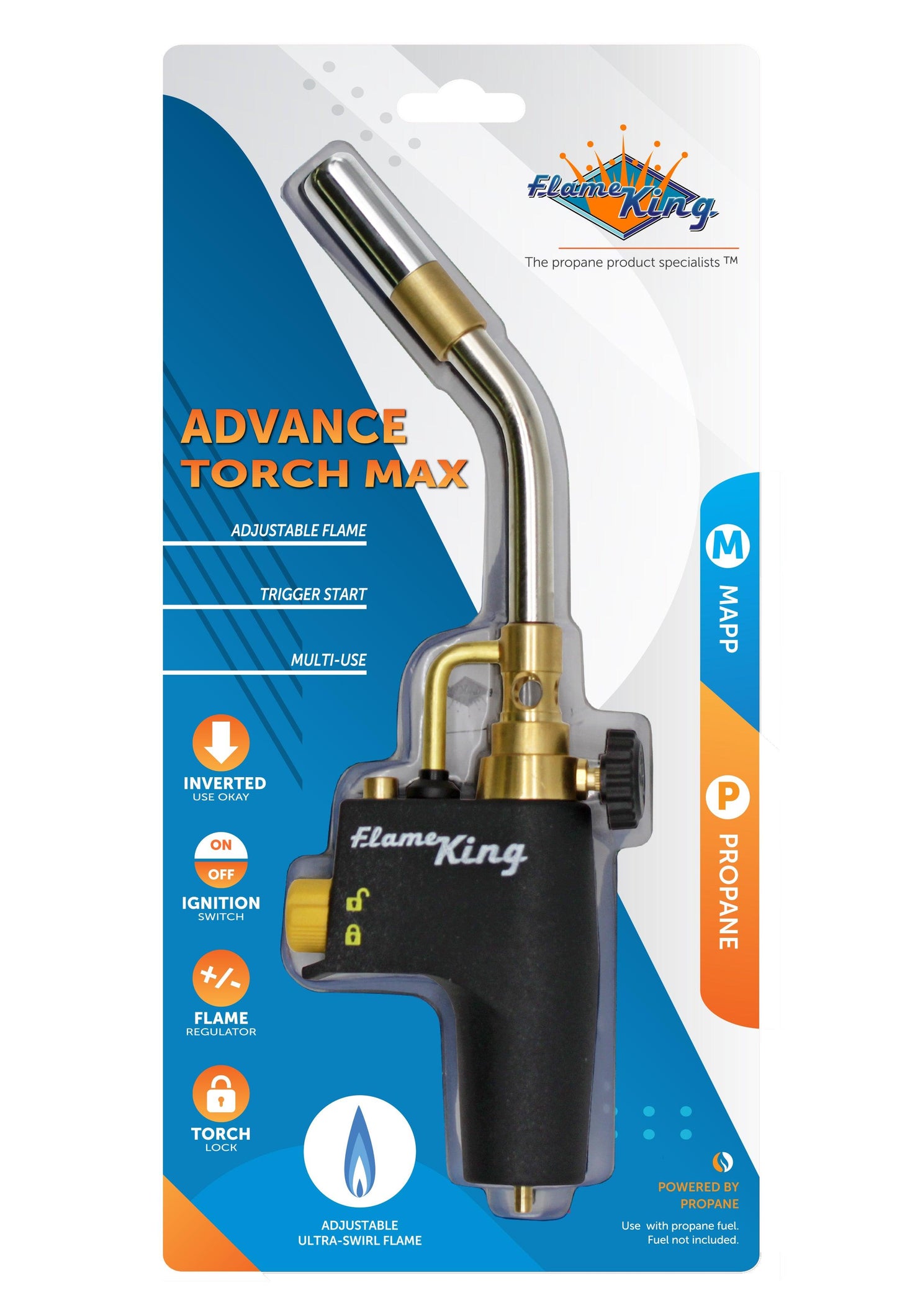 Flame King High Intensity Welding Propane Torch Head Swirl Flame - Blessings Grow Meadows