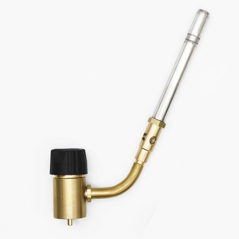 Flame King High Intensity Propane Torch Head with swirl flame, ideal for weed burning and outdoor torch applications.