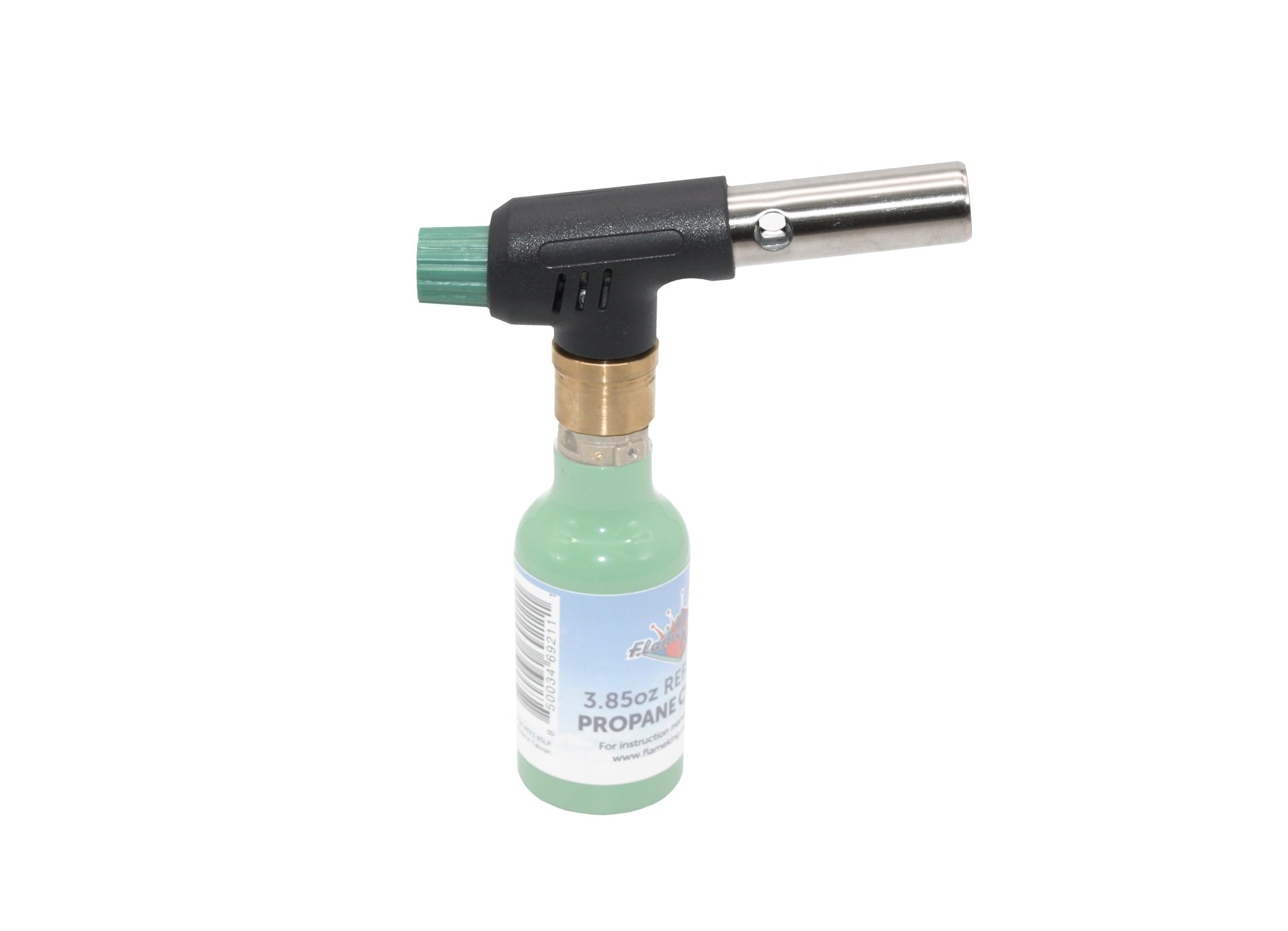 Flame King Mini Propane Blow Torch Head with 10,000 BTU for kitchen use and soldering, part of Flame King weed burners and torches.