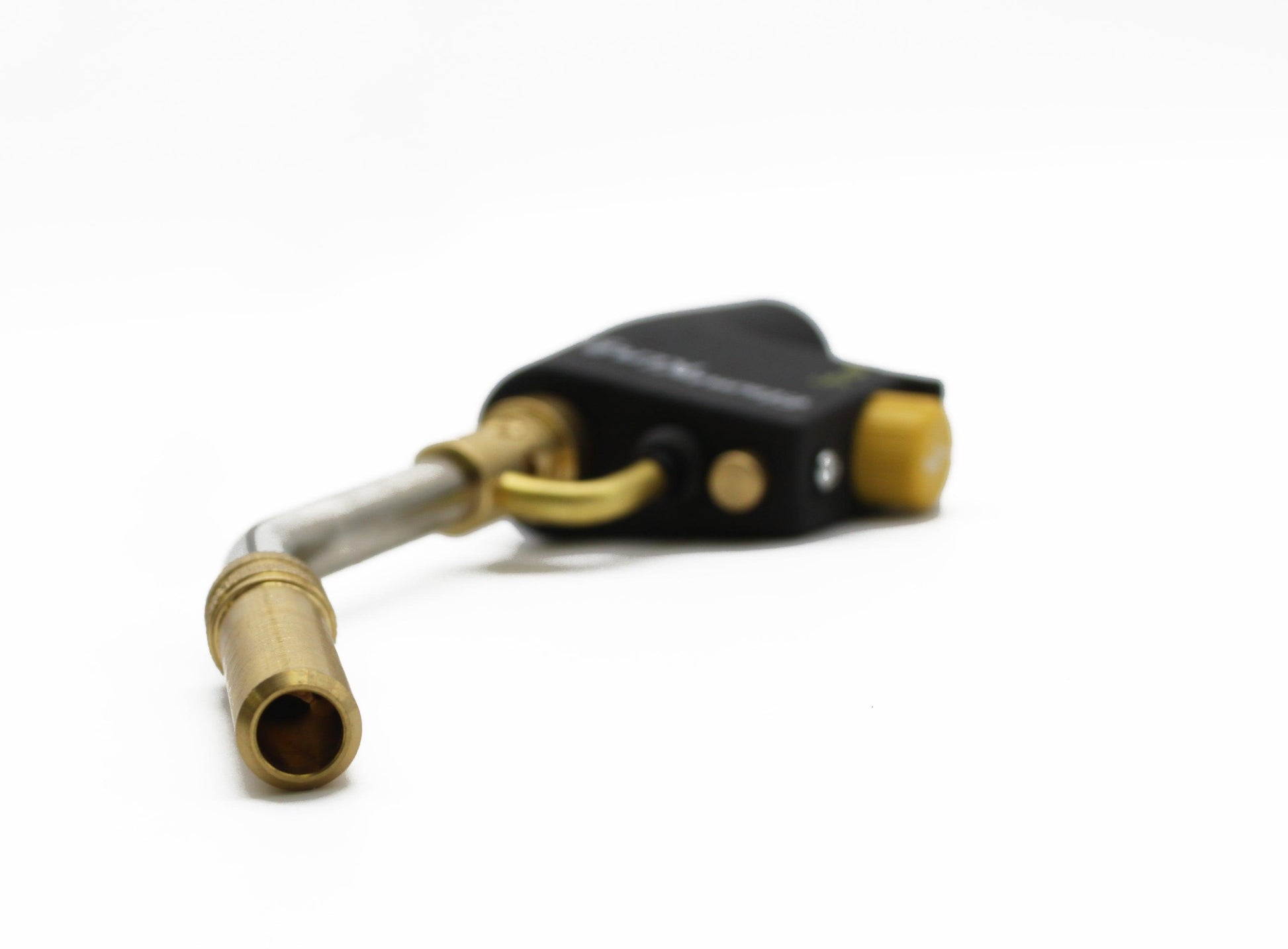 Flame King welding propane torch head with high-intensity swirl flame, used for weed burning and outdoor heating.