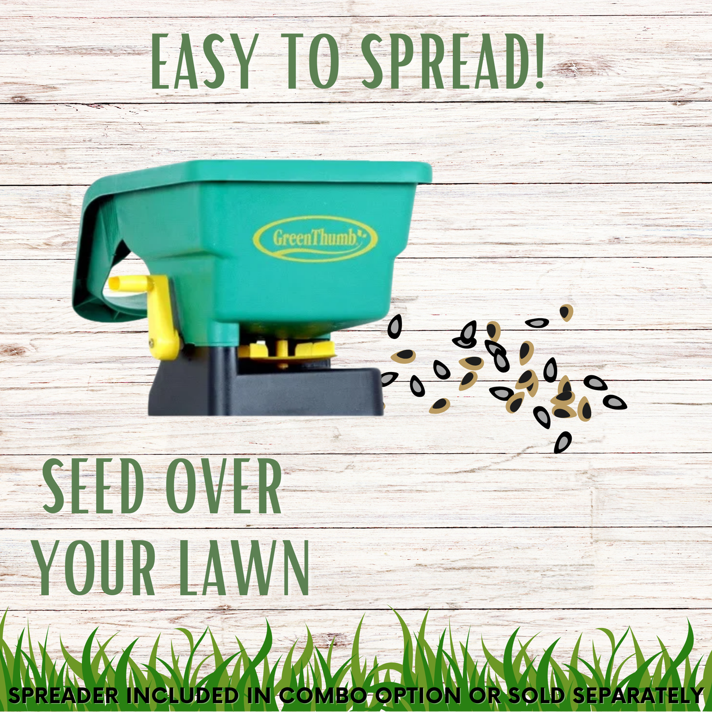 Flawn Seed Kits Mow Less Grass Seed in seed tape, designed for 250 sq ft of lawn, helps reduce mowing and promotes lush grass.