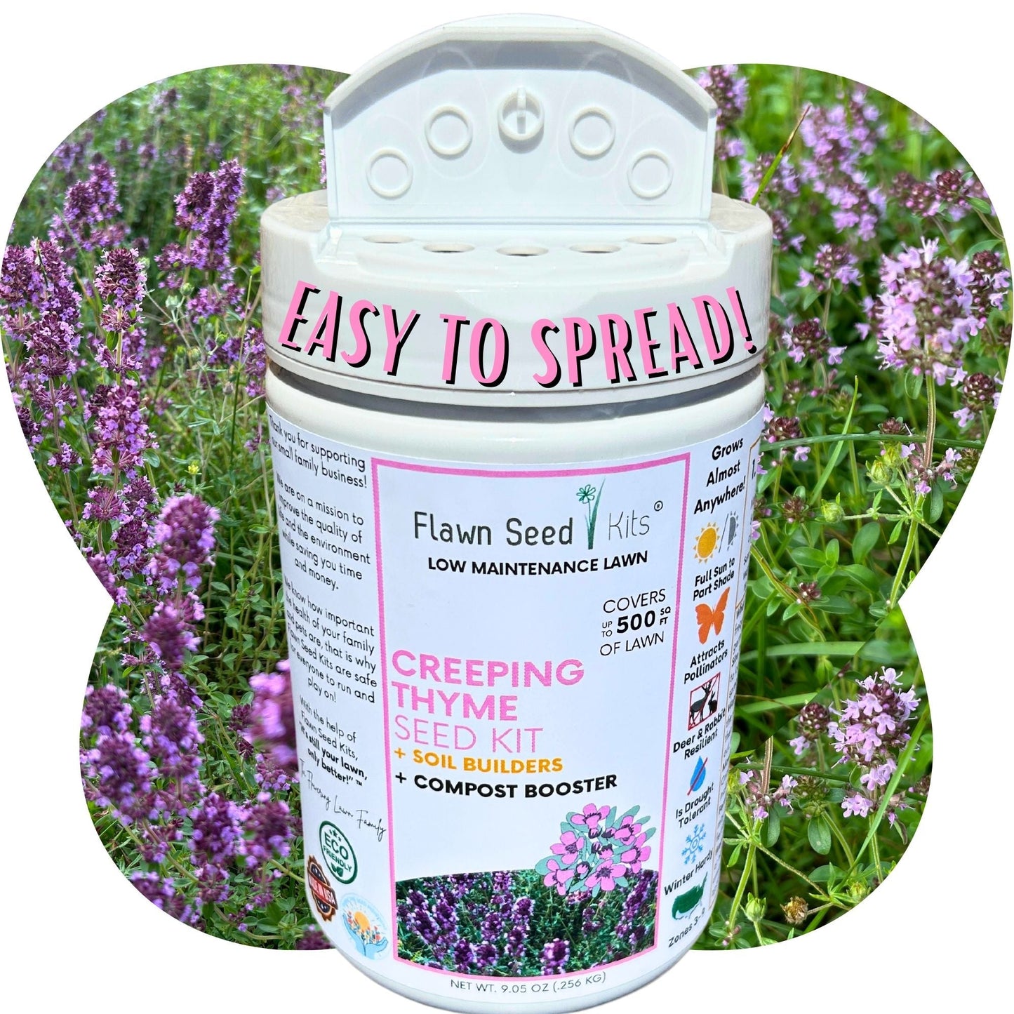 Creeping Thyme Easy Spread Shaker - Blessings Grow Meadows