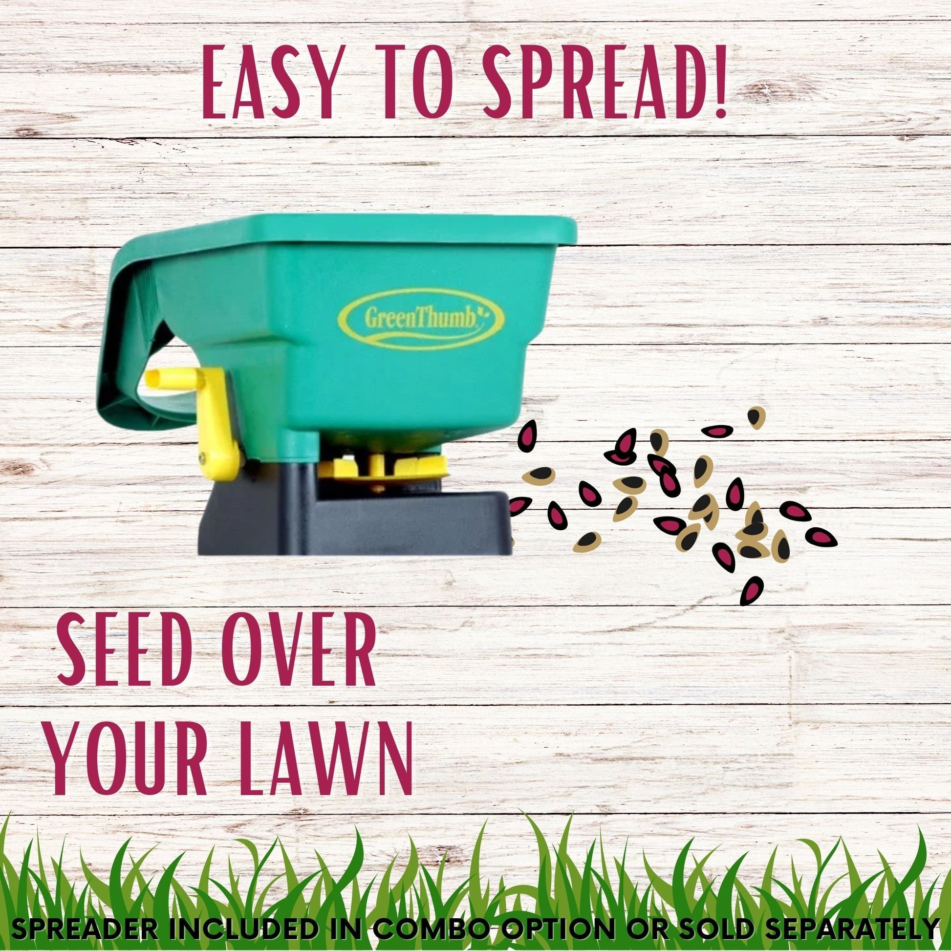 Crimson Clover + Mow Less Grass Seed - Blessings Grow Meadows