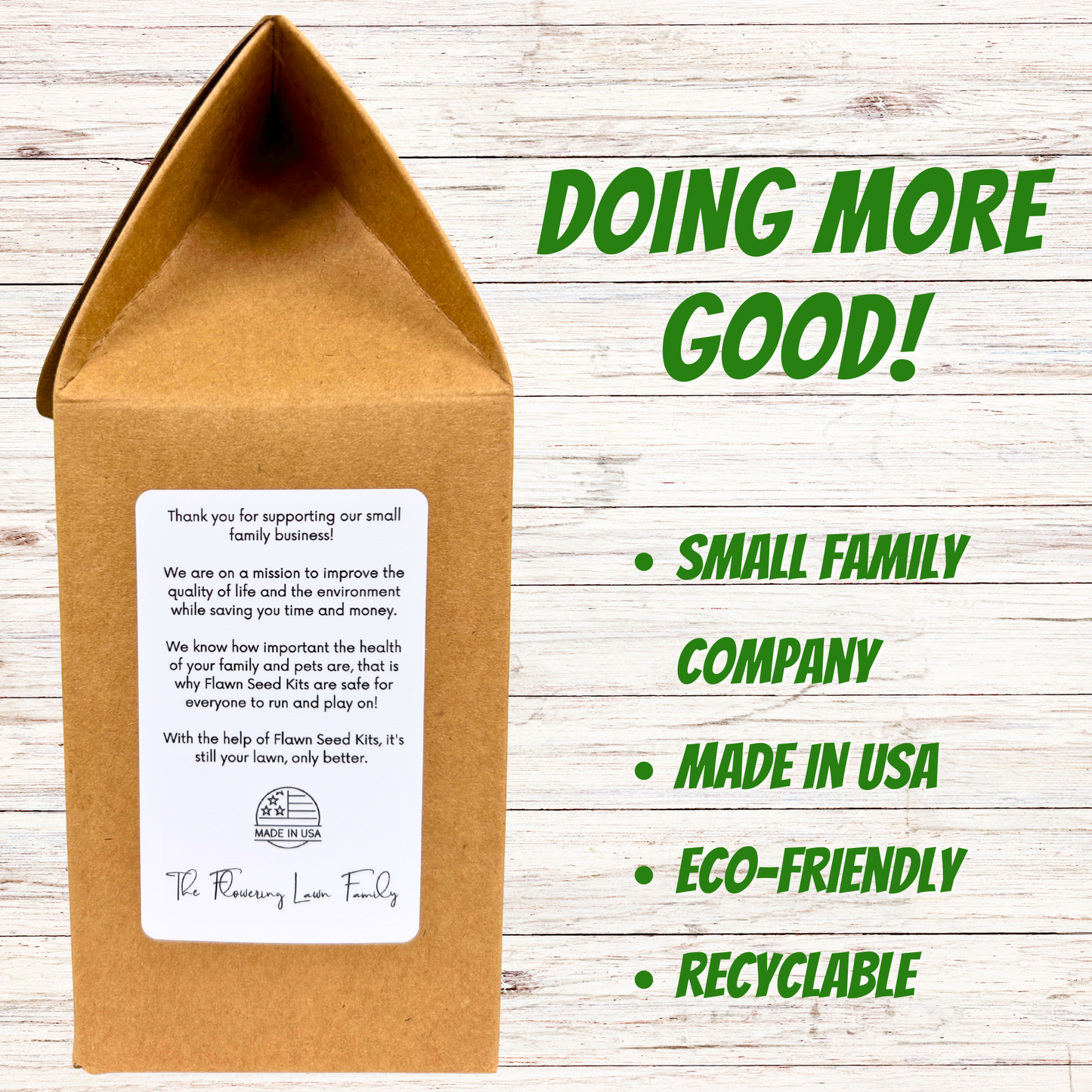 Dutch White Clover Eco-Friendly Seeding Kit - Blessings Grow Meadows