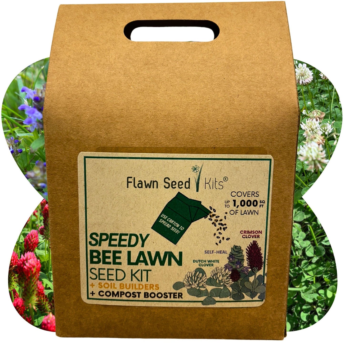 Speedy Bee Lawn Eco-Spread Carton - Blessings Grow Meadows