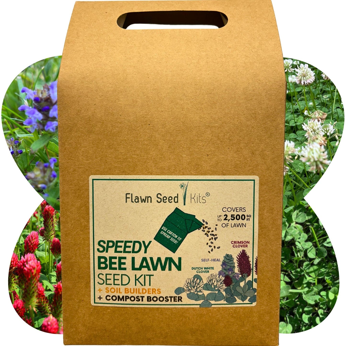Speedy Bee Lawn Eco-Spread Carton - Blessings Grow Meadows