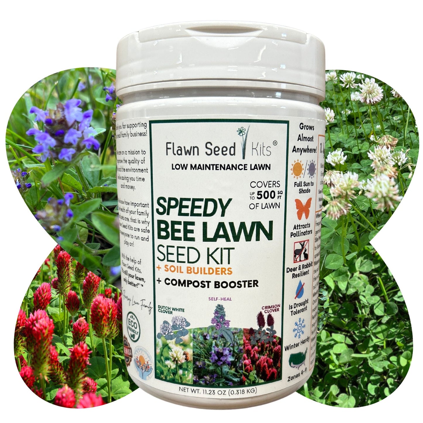 Speedy Bee Lawn Seed Kit - Blessings Grow Meadows