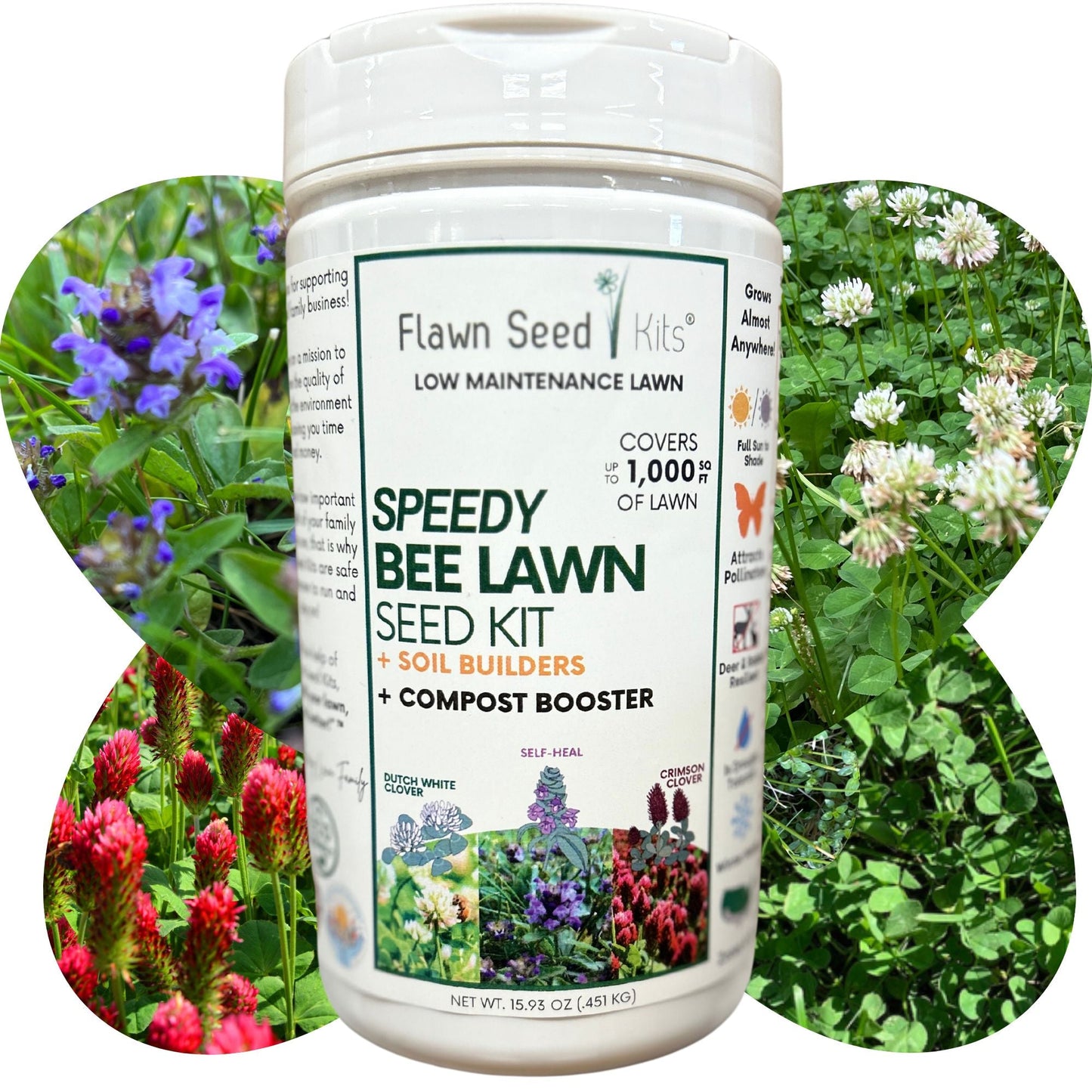 Speedy Bee Lawn Seed Kit - Blessings Grow Meadows