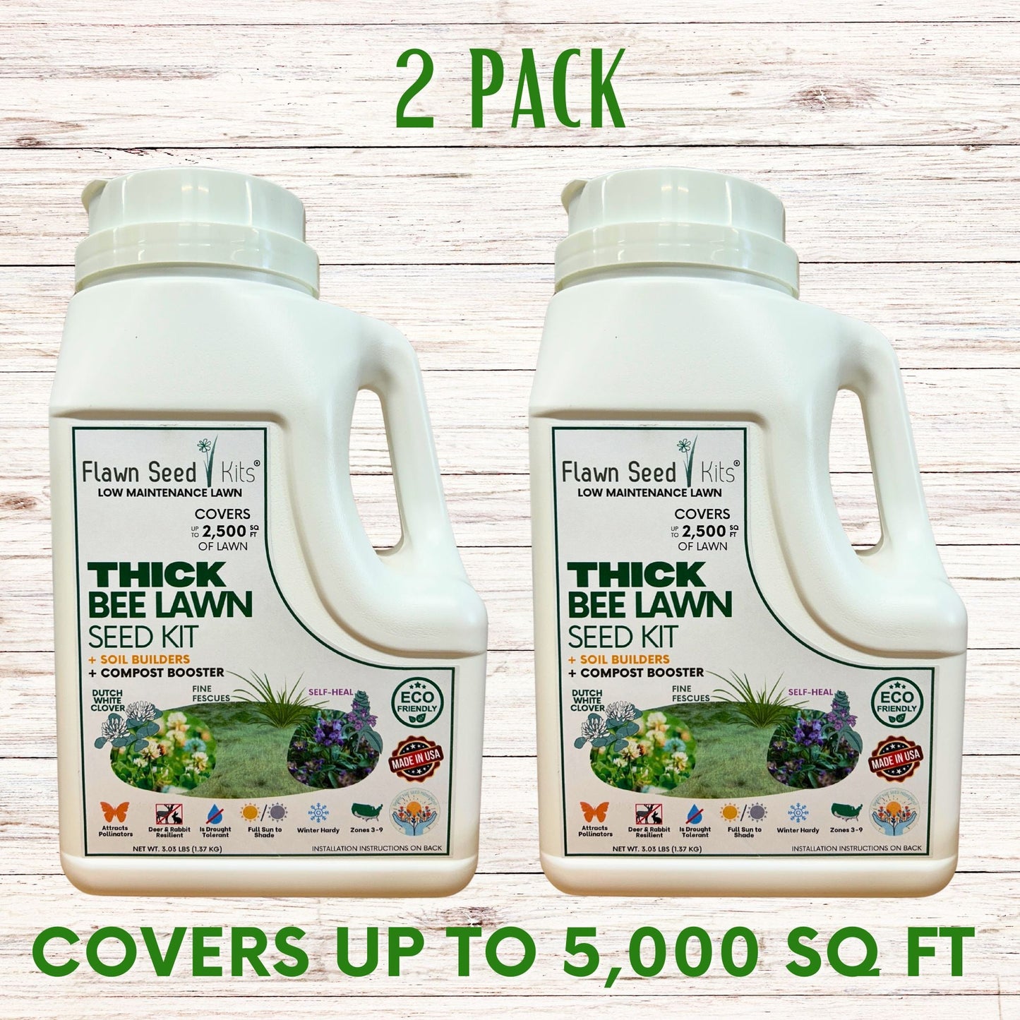 Thick Bee Lawn Seed Kit - Blessings Grow Meadows