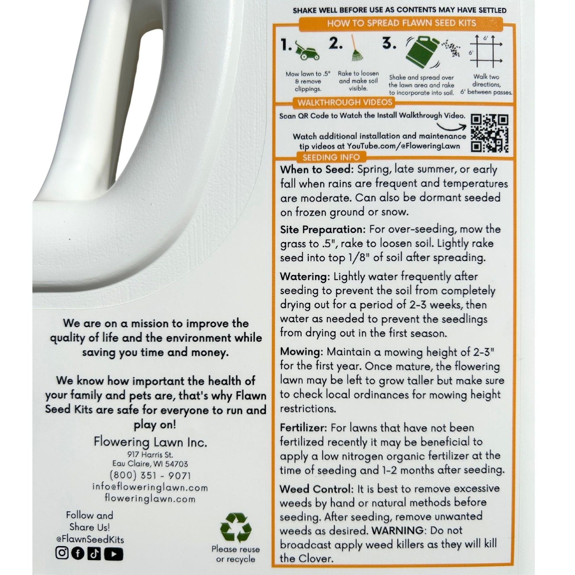 Crimson Clover Easy Spread Shaker - Blessings Grow Meadows