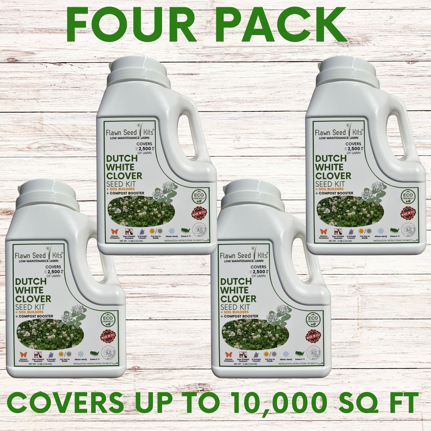 Dutch White Clover Easy Spread Shaker - Blessings Grow Meadows