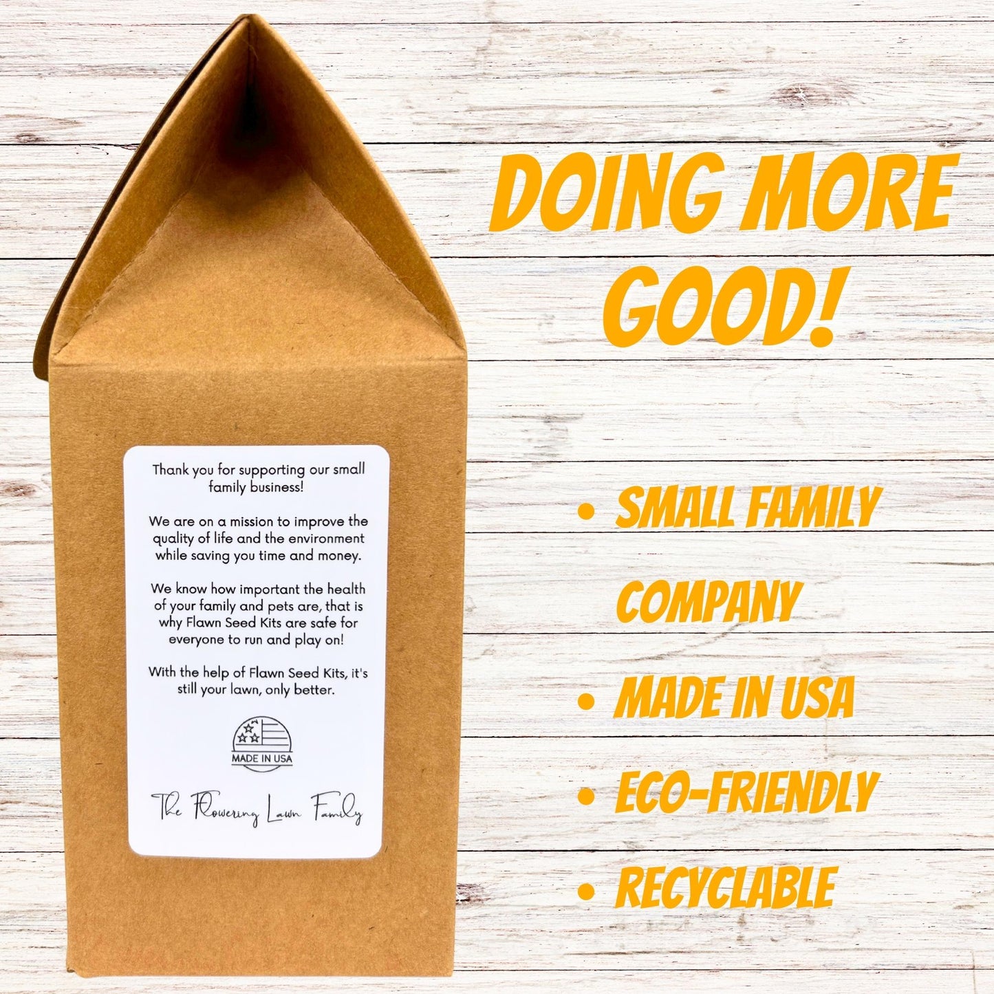 White Yarrow Eco-Friendly Seeding Kit - Blessings Grow Meadows