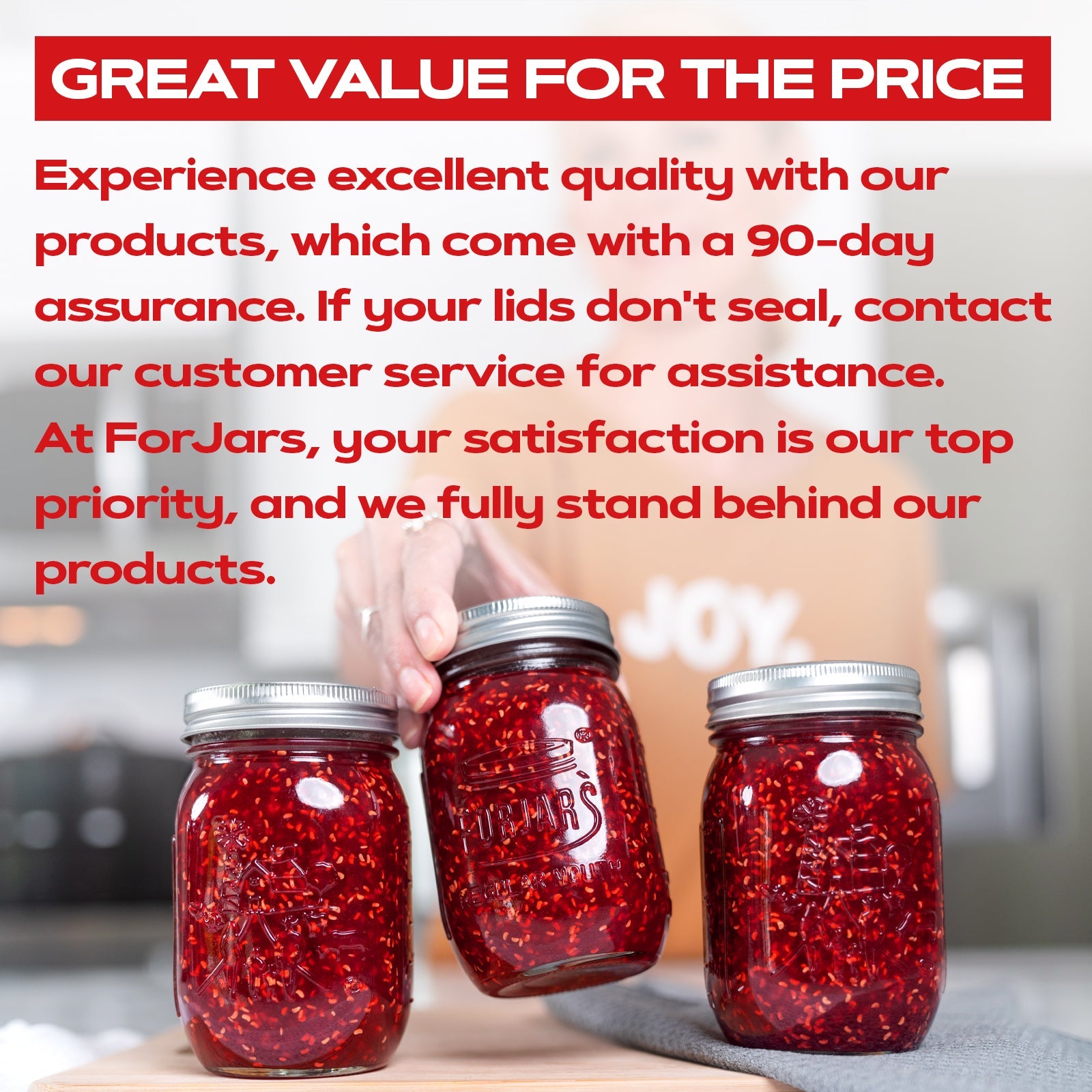 Forjars® - 200 Count: 100 Regular Mouth + 100 Wide Mouth Canning Lids - Blessings Grow Meadows