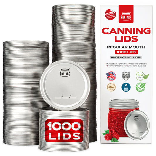 Forjars® - 1000 Regular Mouth Canning Lids - Blessings Grow Meadows