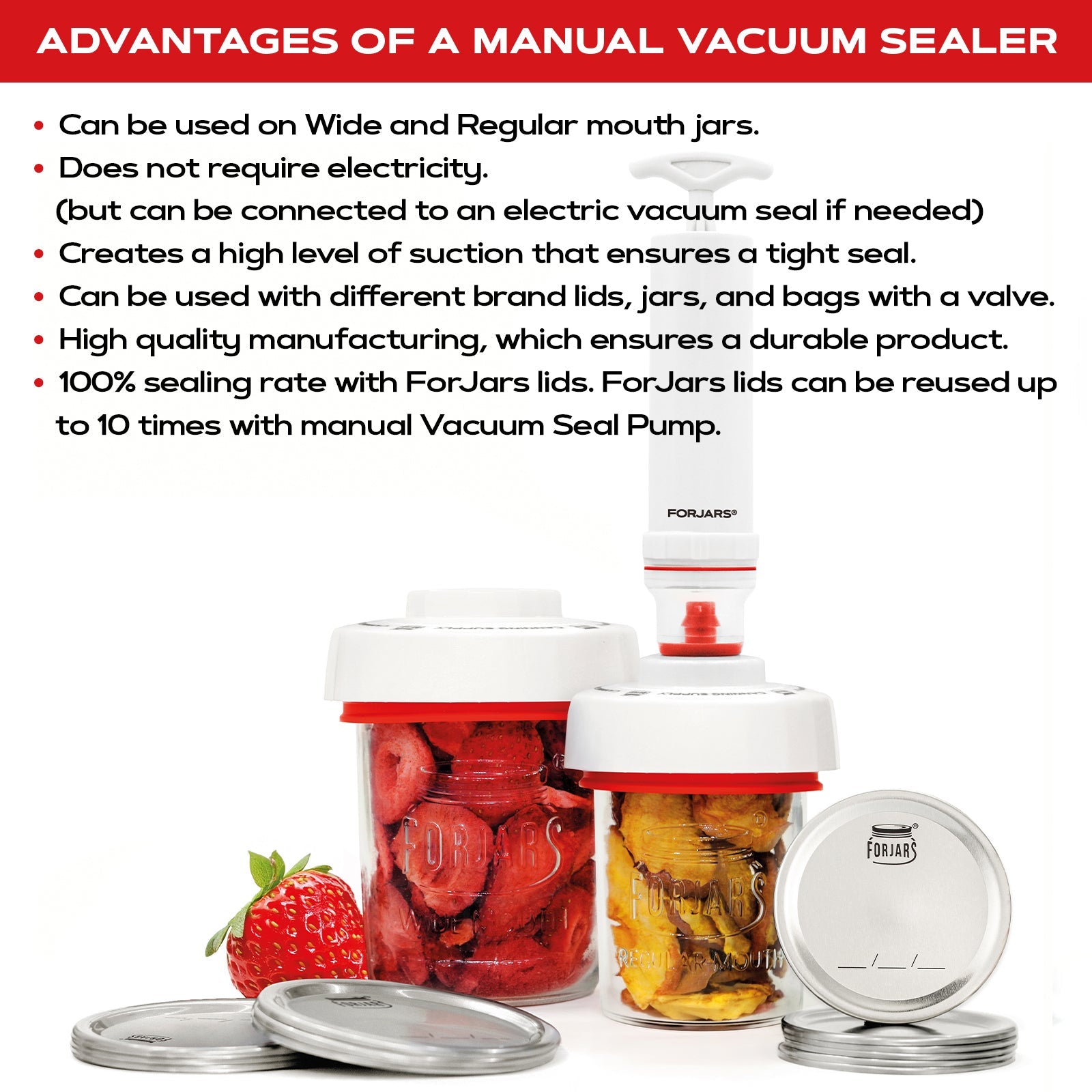 Forjars® Vacuum Sealer Kit - Blessings Grow Meadows