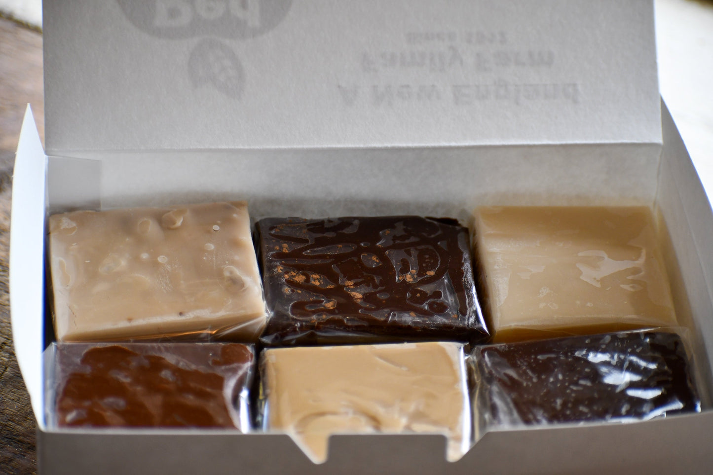 Fudge Sampler - Six Piece Custom Box - Blessings Grow Meadows