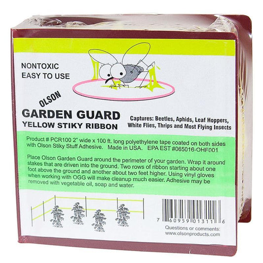 Garden Guard Yellow Stiky Ribbon (2"x100') - Blessings Grow Meadows
