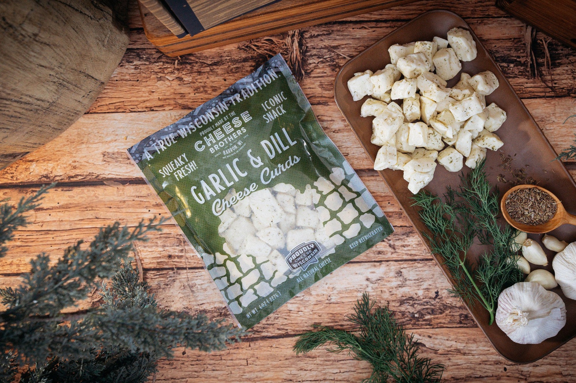 Garlic and Dill Cheese Curds *Ships Fresh Daily* - Blessings Grow Meadows