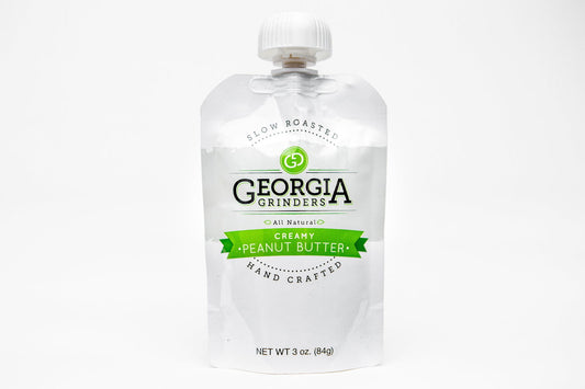 Georgia Grinders 3 oz. Creamy Peanut Butter Re-Sealable Pouches 24 Ct - (CP-CL) by Georgia Grinders - Blessings Grow Meadows
